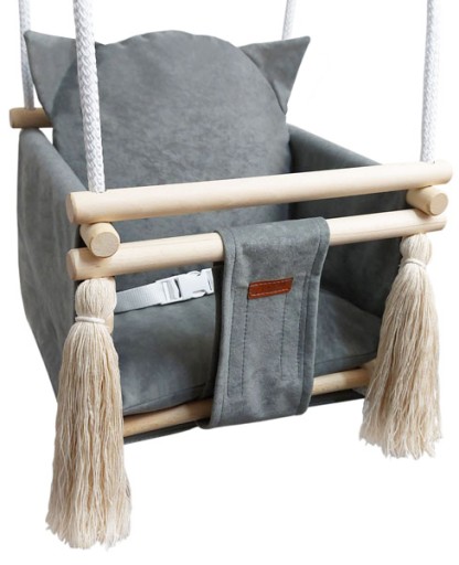 Гойдалки Eseli кошеня сірий 33 х 24 х 33 см