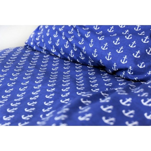 SZ-17899 - МОРСЬКЕ ПОСТІЛЬНА БІЛИЗНА 100X135 ЯКІР ДЛЯ МОРЯКА