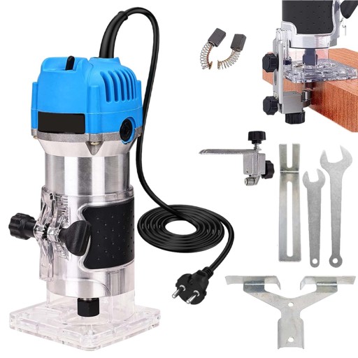 ЕЛЕКТРИЧНИЙ КРОМКОФРЕЗЕРНИЙ ВЕРСТАТ 800ВТ РІЗАЛЬНИЙ ВЕРСТАТ 30000Р/ХВ + АКСЕСУАРИ