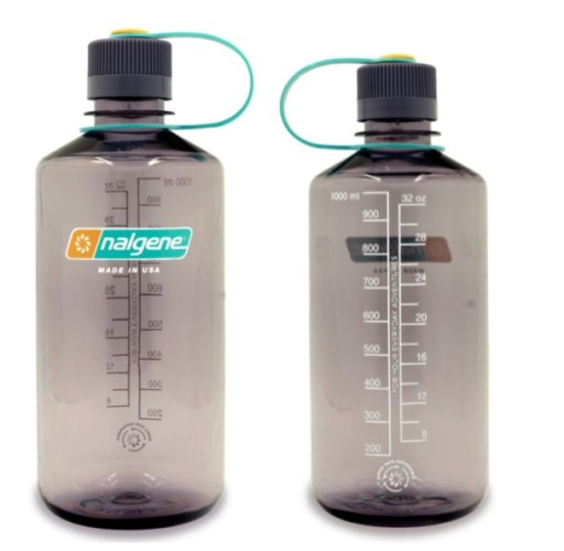 Пляшка Nalgene NM Tritan Sustain 32 oz 1000 ml відтінки сірого