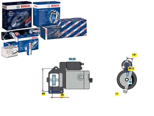 Стартер bosch 0 986 024 040