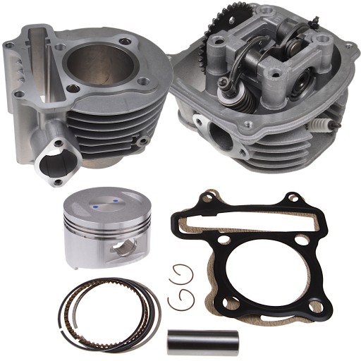 YK00043 - ГОЛОВКА ЦИЛИНДРА 4T GY 150 СКУТЕР QUAD ATV КОМПЛЕКТ.