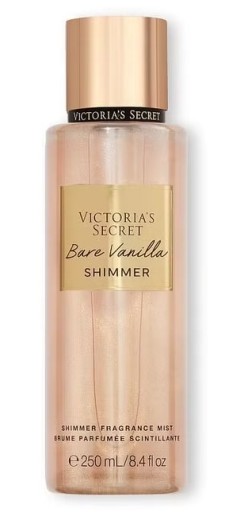 Lesklá telová hmla Victoria's Secret Bare Vanilla SHIMMER 250ml