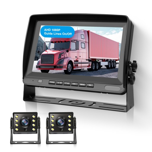 9-дюймовий монітор з роздільною здатністю full hd та камера