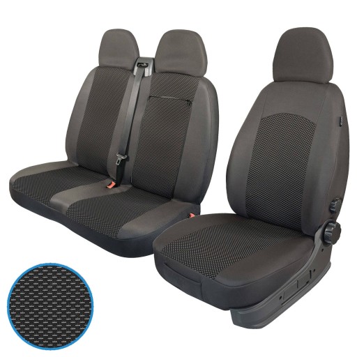 ЧОХЛИ СИДІННЯ 2+1 IVECO DAILY VII FL 2022-