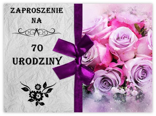 ЗАПРОШЕННЯ НА 70 РІЧЧЯ + БІЛИЙ КОНВЕРТ