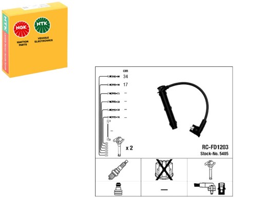 5405 - Кабели зажигания [нгк]