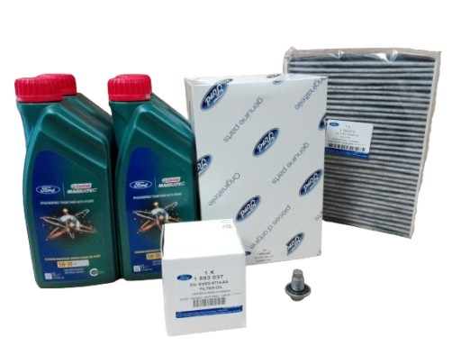 5W30 4L - ФИЛЬТРЫ + КОМПЛЕКТ МАСЛА FORD FOCUS MK3 1.6 DUATEC Ti 2011-2012 ОРИГИНАЛ