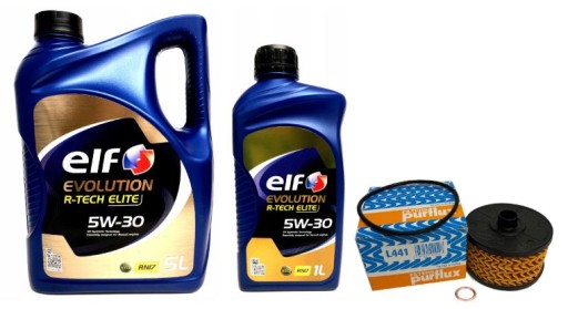 ELF RN-TECH ELITE RN17 5W30 6L + ФІЛЬТР ДЛЯ RENAULT
