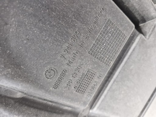 7241829 BMW F20 F21 F30 F31 F36 Blende Abdeckung abdeckung Unterfahrschutz mitte links