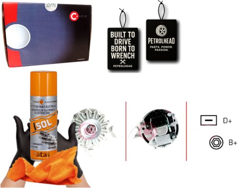 CASCAL30129AS#ECS-PCP+K - Генератор каско 77347411 5999868 7565832 7683167 #petrolhead pro+ kit4