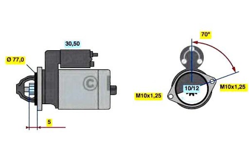 0 986 - Стартер [bosch] для автомобиля