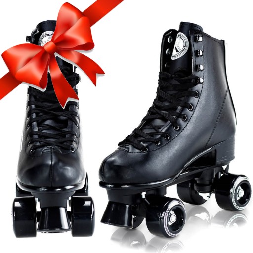 Роликові ковзани Nils Extreme NQ8400S Black, 35 розмір