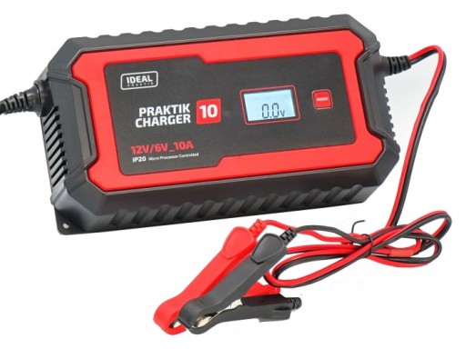 Зарядний пристрій IDEAL Praktik CHARGER 10 LCD 6V / 12V