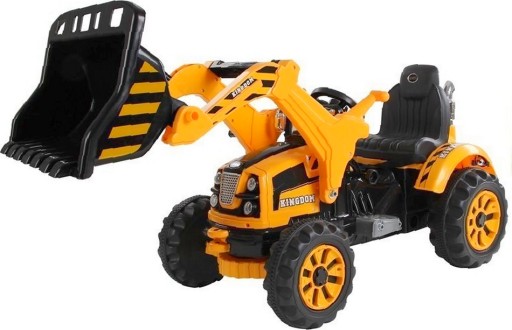 12В АКУМУЛЯТОРНИЙ ТРАКТОР З РУХОМИМ ЕКСКАВАТОРОМ 2x45W