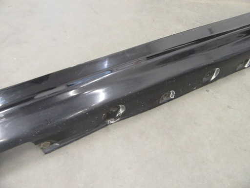moulding threshold cap left BMW e46 sedan KOMBI SCHWARZ II 2 668
