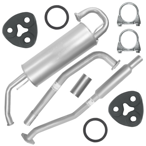 Глушитель комплект для Toyota RAV 4 и 1 2.0 хэтчбек 5D