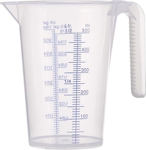 Мірний стакан, виготовлений з поліпропілену, номінальний об'єм 5л, прозорий PRESSOL