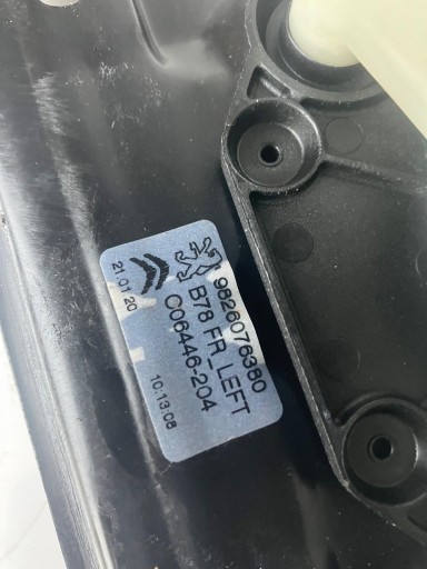 window regulator left front CITROEN C4 PICASSO II LIFT 9826076380