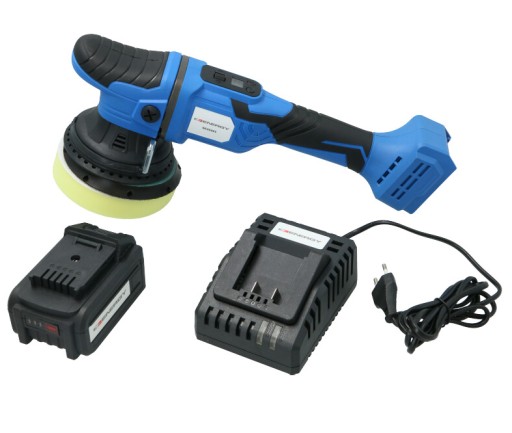 БЕЗДРОТОВА ОРБІТАЛЬНА ПОЛІРУВАЛЬНА МАШИНА 18V