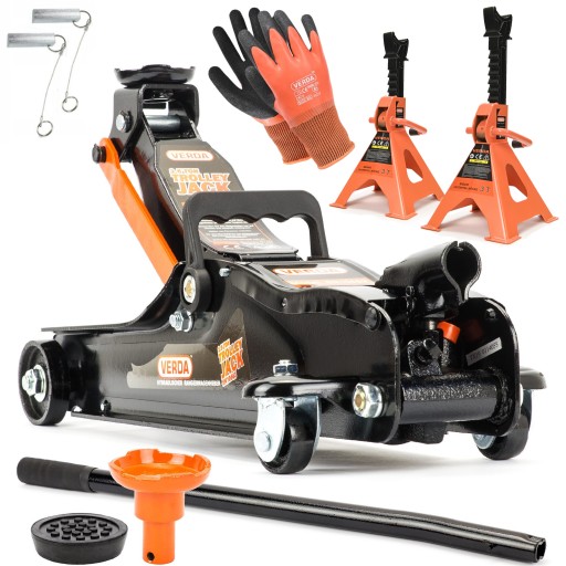 АВТОМОБІЛЬНИЙ ДОМКРАТ ЖАБА ДЖЕК 2.5Т ДОМКРАТ 3Т ОПОРИ СТОЇ