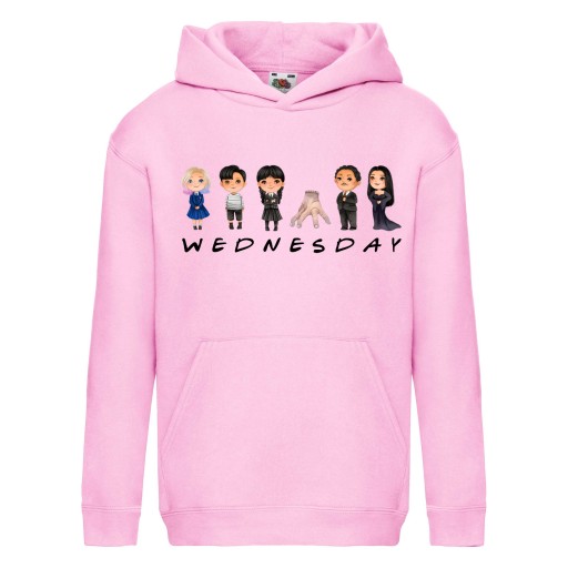 Дитячий світшот JHK розмір 140 з довгим рукавом рожевий