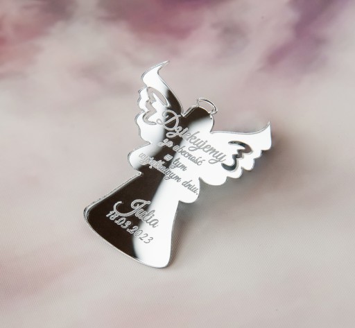 Магніт + сумка подяки для гостей гравер