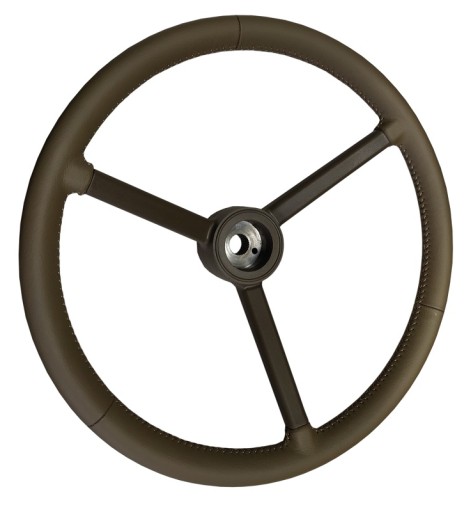 RE282643 - РУЛЬ JOHN DEER КОРИЧНЕВЫЙ КОЖАНЫЙ