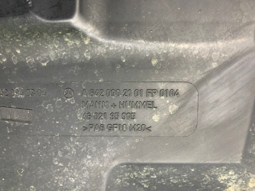 Gehäuse filter luft links MERCEDES W221 3.0 3.2 CDI A6420902101