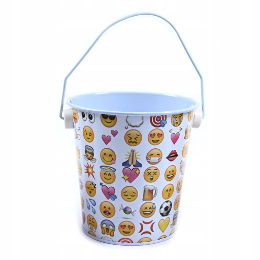 ВІДРО ЕМОЦІЯ МЕТАЛЕВЕ 10х12СМ РІЗНІ ВИЗЕРУНИ