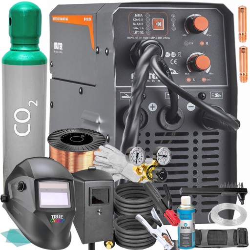 Spawarka INWERTOROWA MIGOMAT FLUX MMA MIG TIG 250A GAZOWY Z Spawarka INWERTOROWA MIGOMAT FLUX MMA MIG TIG 250A GAZOWY Z