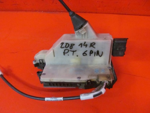PEUGEOT 208 and 12- 2008 lock door right rear part 6 PIN 9688080780 EUROPA