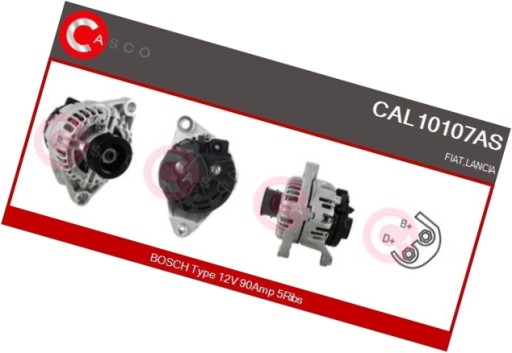 Генератор 12v 90a - casco cal10107as