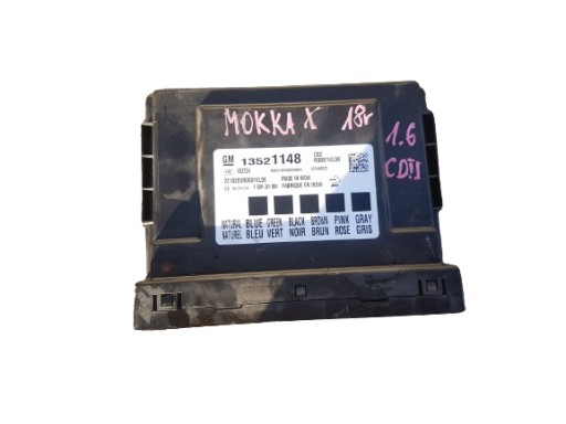 Opel mokka x 18r 1.6 cdti bcm модуль 13521148