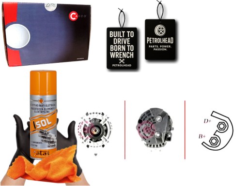 CASCAL10333AS#ECS-PCP+K - Генератор каско 13125229 90561972 93175808 931759 #petrolhead pro+ kit4