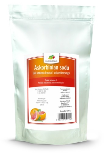 ASKORBÁT SODNý vitamín C ČISTÁ POTRAVINA 1kg