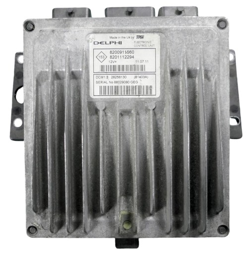Контроллер двигателя renault kangoo ii 1.5 dci 8200911560 8201112294 + программа