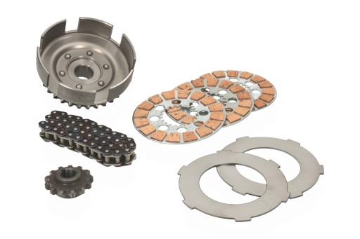 86195 - КОРЗИНА СЦЕПЛЕНИЯ ЗВЕЗДОЧКА ЦЕПЬ ДИСК WSK 125