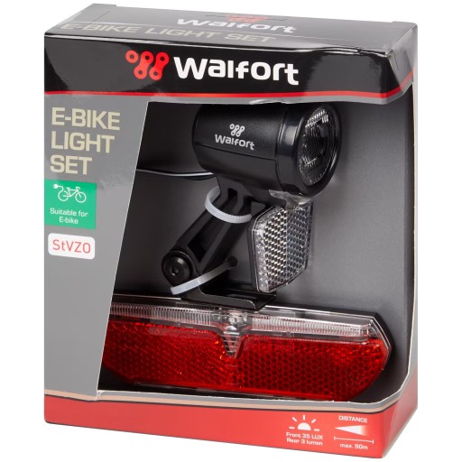 Walfort bike cheap light set
