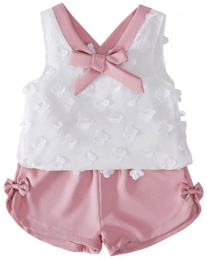 Набір Nossiemodnie DDK006 р. 122 біло-рожевий