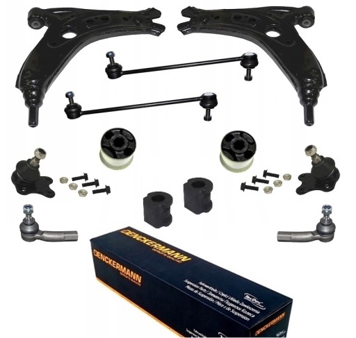 ALL1650B - Пальцы поперечных рычагов втулки разъемы наконечники vw fox polo 9n 2002 - передний комплект