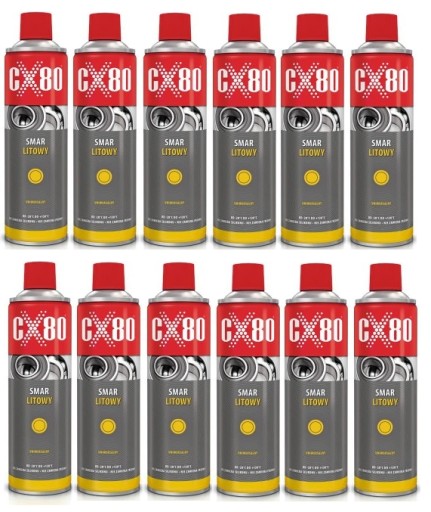 CX 80 ЛІТІЄВА МАСТИЛА 500 МЛ 12 ШТ