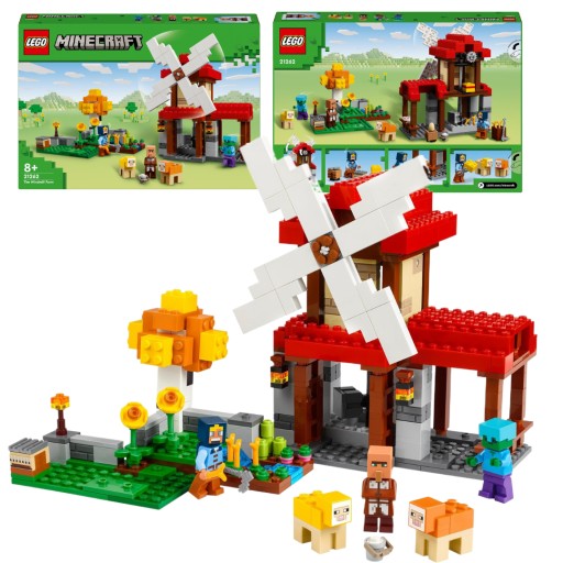 Lego Minecraft 21262 Farma z wiatrakiem