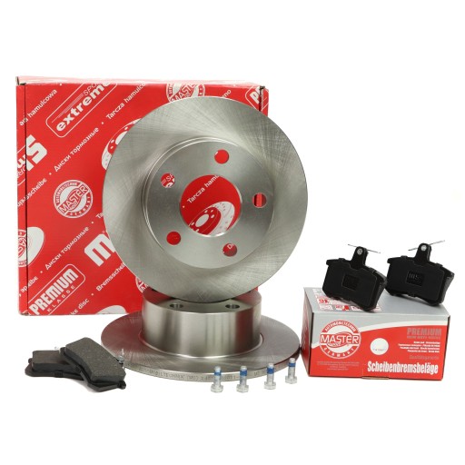 Диски колодки задние AUDI 100 C4, A6 C4