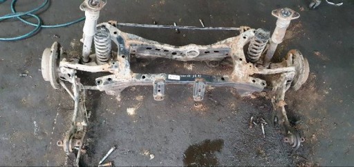 Hyundai ix35 lift 4x4 задняя салазки