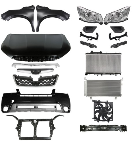 3857 - Subaru Forester 13-16 Ремень капота, бампера и крыла