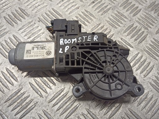 Электродвигатель стеклоподъемника левый передний skoda roomster 1.9 tdi 6q2959802g