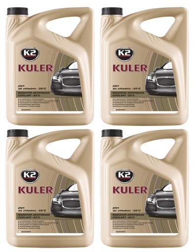 K2 Kuler холодоагент -35°C Безбарвний 4X5L 20L