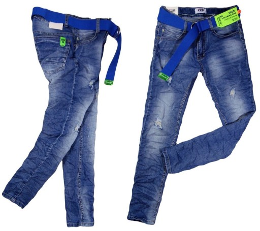 NOHAVICE džínsové diery 451B TONY DENIM 158/164(30) nové