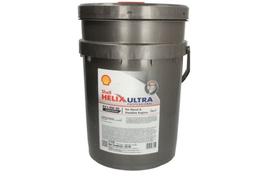 SHELL HELIX U.AV-L 0W20 20л моторное масло
